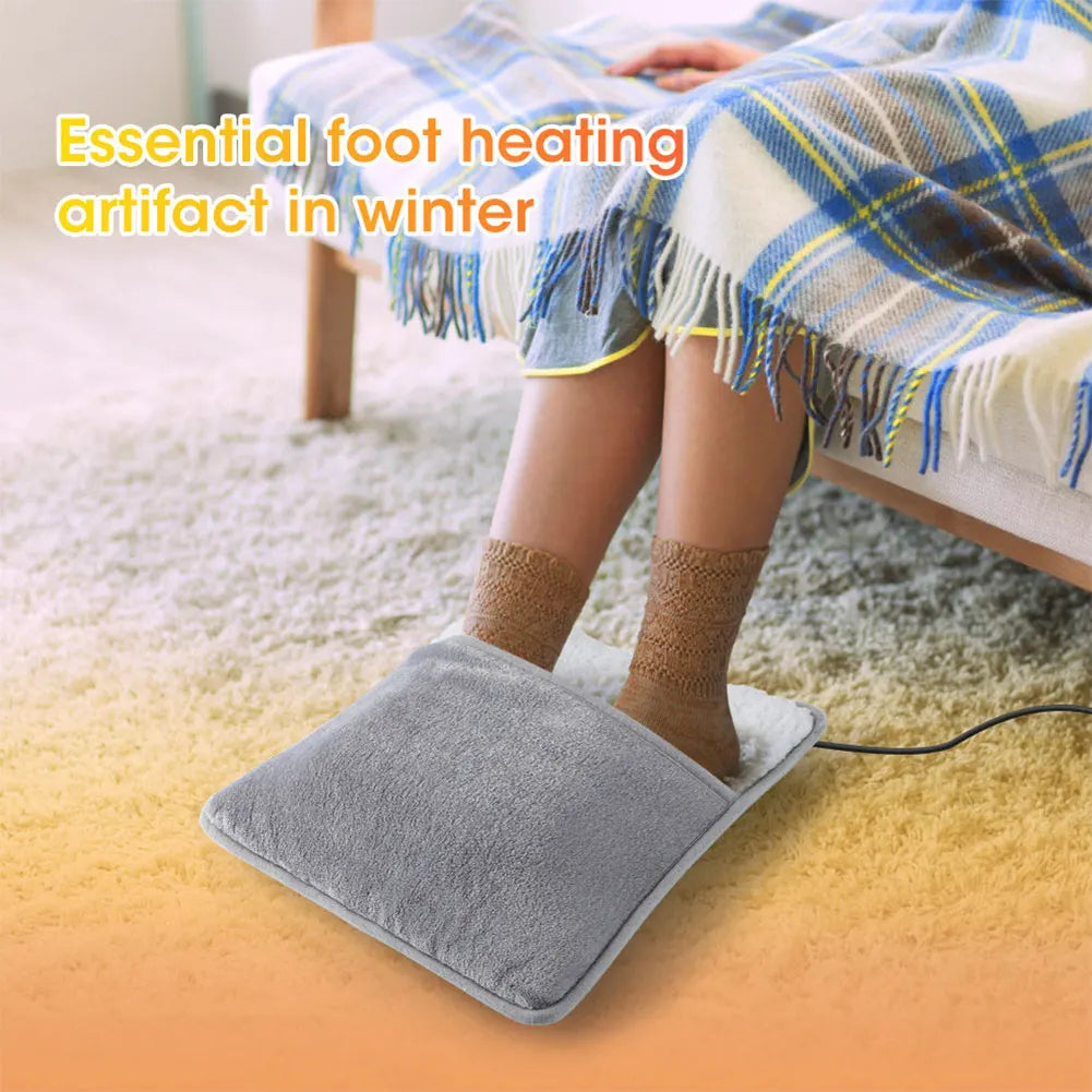 Electric Foot Warmer - USB Heated Plush Pad