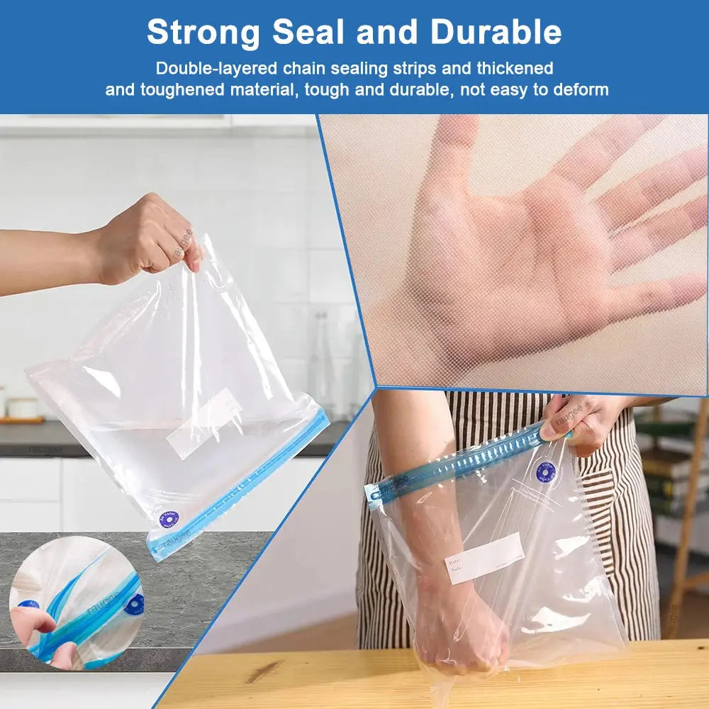 Fresh Seal Reusable Vacuum Bag Set (10-Pack) – Pump Sold Separately