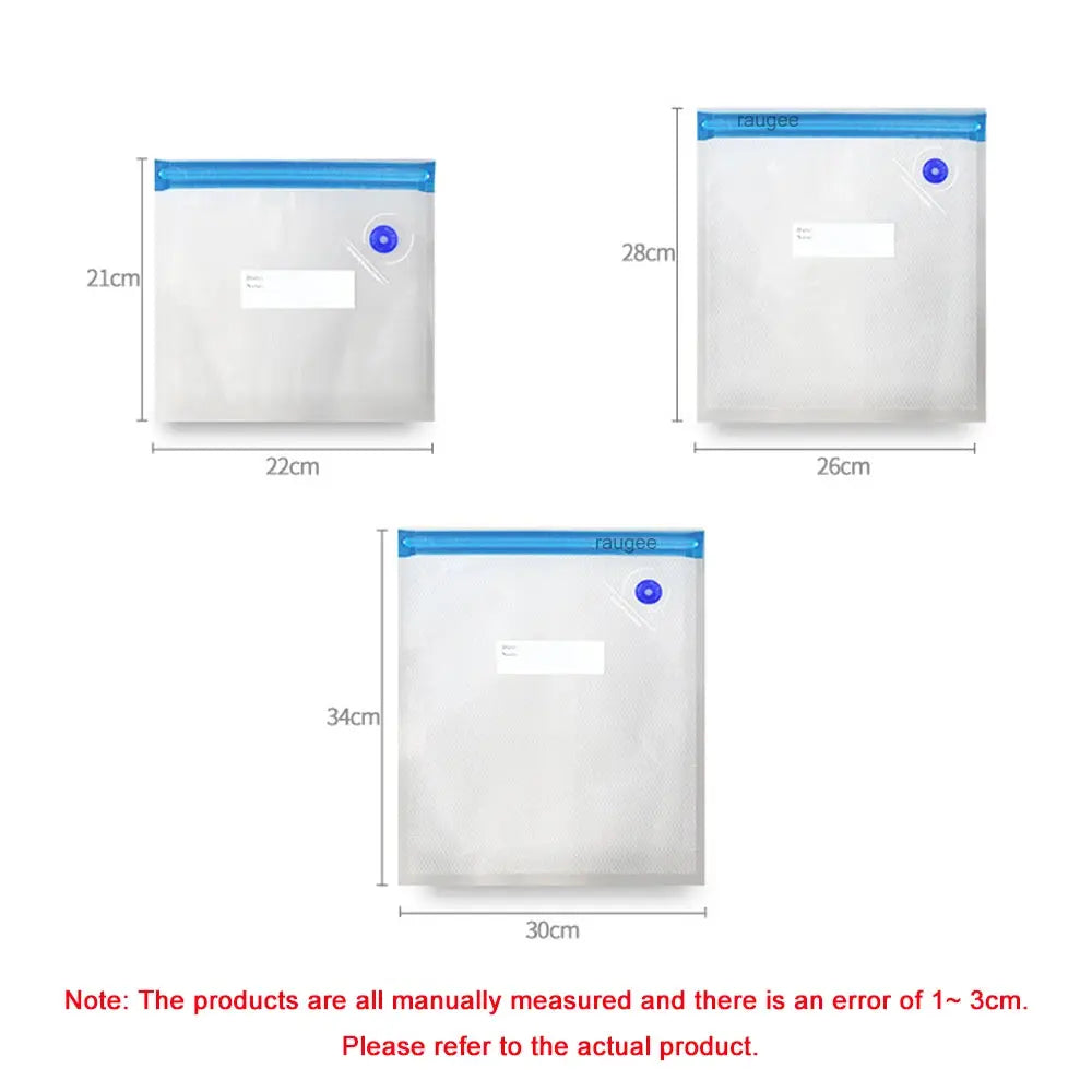 Fresh Seal Reusable Vacuum Bag Set (10-Pack) – Pump Sold Separately
