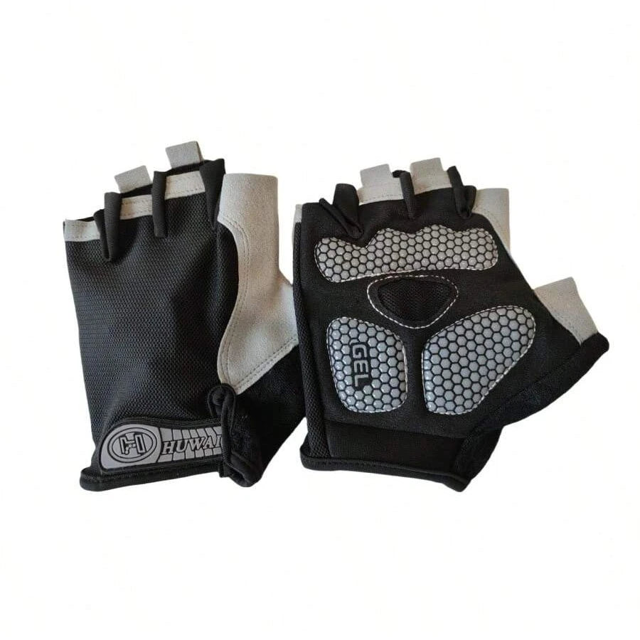 Gym Gloves Fitness Training Fingerless Men Women Bodybuilding Exercise Sports Gloves for Cycling Bicycle Anti Slip Breathable