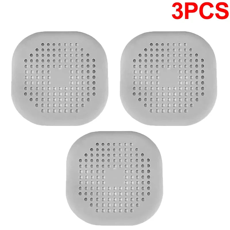 5/1PCS Hair Catcher Filter Sink Anti-blocking Strainer Bathtub Shower Floor Silicone Stopper Cover Kitchen Bathroom Accessor