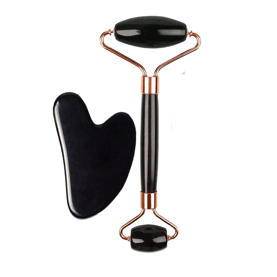 1/2/3Pcs Ice Face Roller Facial Skincare Ice Roller Set,Facial Roller Guasha Facetool Set,Face Massage Roller Lifting Contouring