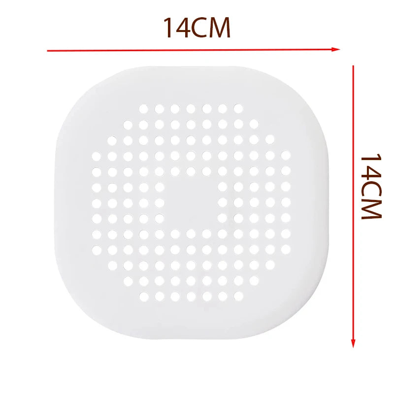 5/1PCS Hair Catcher Filter Sink Anti-blocking Strainer Bathtub Shower Floor Silicone Stopper Cover Kitchen Bathroom Accessor