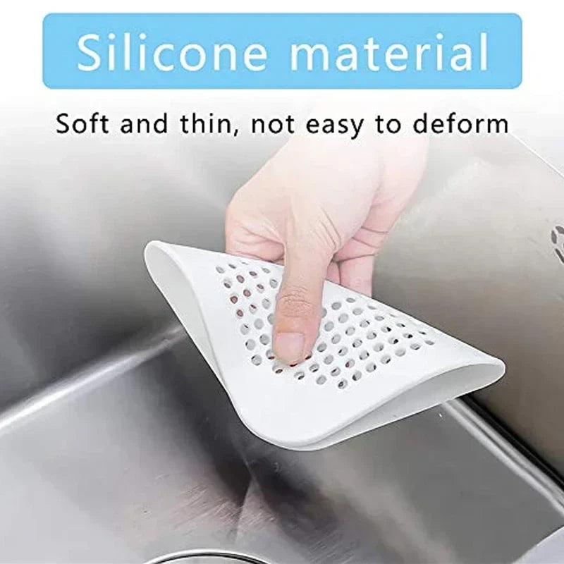 5/1PCS Hair Catcher Filter Sink Anti-blocking Strainer Bathtub Shower Floor Silicone Stopper Cover Kitchen Bathroom Accessor